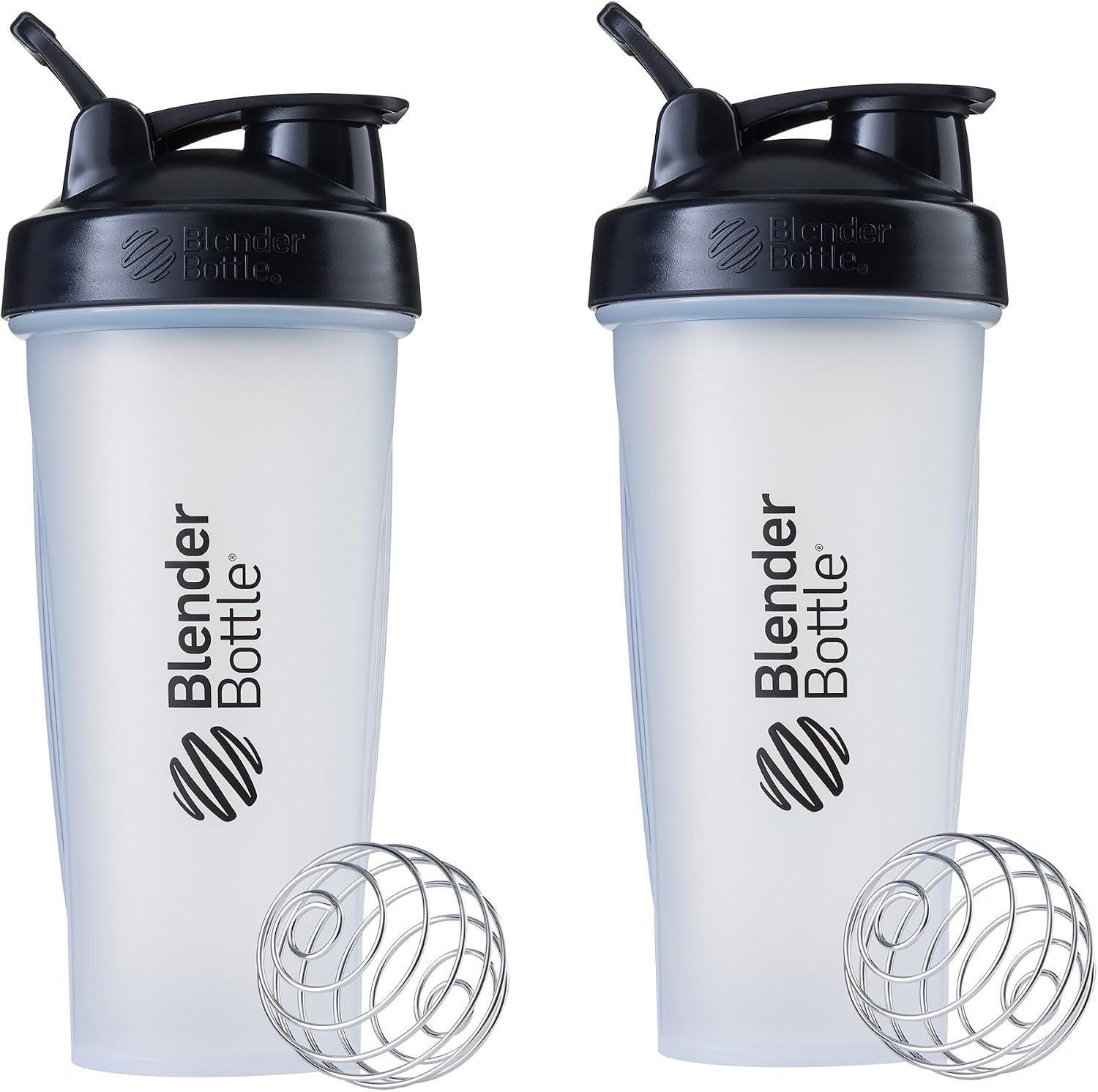 BlenderBottle Classic V1 Plastic Shaker Bottle 28 oz Black
