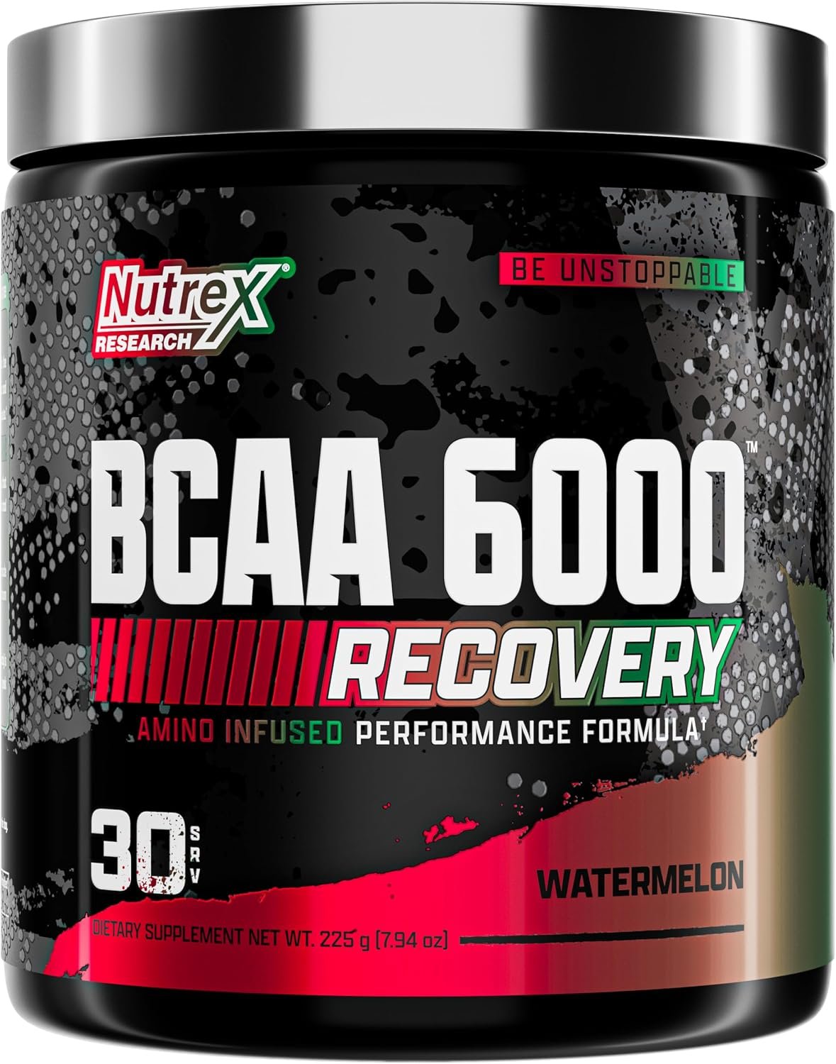 Nutrex Research – BCAA Powder 6000 Amino Acid – 6 Grams of BCAAs Amino Acids Supplement for Post Workout Recovery & Muscle Growth – Amino Energy Workout Recovery Drink (Watermelon – 30 Servings)