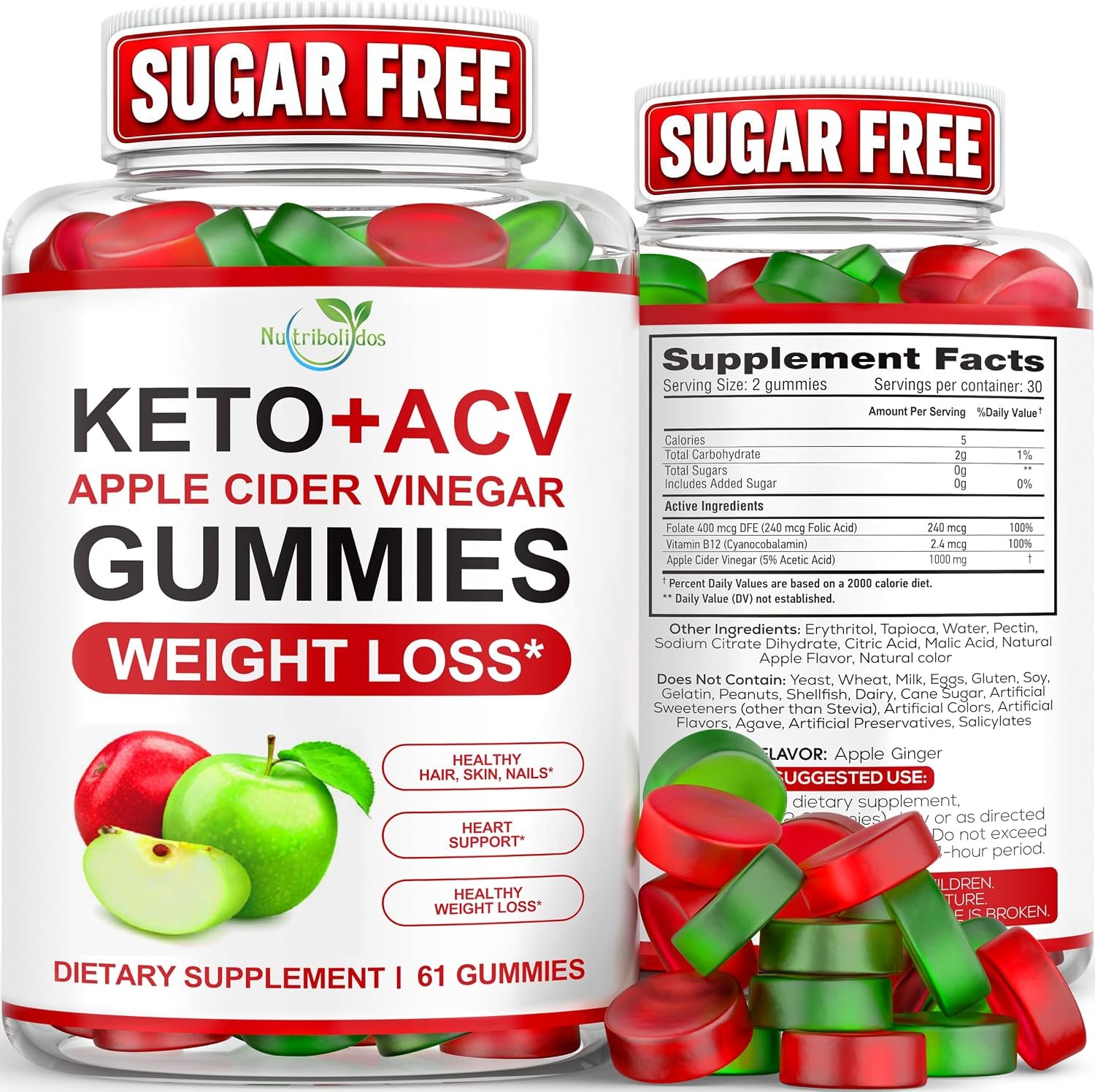 Keto ACV Gummies – Zero Sugar – Advanced Weight Loss Supplement