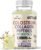 Flora Fusion Bovine Colostrum Gummies 5000mg with Collagen Peptides & Probiotics for Women & Men, 60% IgG for Gut Health & Immune Support, Grass-Fed, Sugar-Free, 120 Gummies (Vanilla)