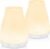 InnoGear 2 Pcs Essential Oil Diffuser Aroma Diffusers for Home, Basic White