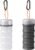 Protein Powder Container with Funnels Stand, 4 Stackable Protein Powder Dispenser for Travel, Fitness and Workout, 2 Pcs