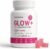 Jovi Glow+ NAD+ & Collagen Gummies, Multi-Type Hydrolyzed Collagen Peptides, Resveratrol, Hyaluronicacid, Vitaminc, Supplement for Skin, Hair, Nails, 90 Count (1, A)