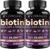 VITBOOST Biotin with Collagen, 25000 mcg Hair Growth Vitamins 60 Ct, 2 Pk