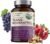 Purity Labs Trans-Resveratrol Supplement 5,000 mg Equivalent per Serving with Quercetin, USDA Organic High Potency Antioxidant, Vegan Capsules, 90 Count