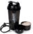 XTK Shaker Bottle 16OZ Protein Shaker Bottles with Mix Ball Sports Water Bottle Leak Proof GYM Cup for Protein Mixes with Powder Storage & Pill Organizer, Ideal for Pre Workout,BPA Free(black)