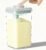 Formula Container Formula Dispenser Airtight Food Storage Containers One Button Handy 900g / 2.0qt Milk Powder for Cereal Flour Pasta Snack Rice Sugar (1, 2000, Milliliters)