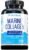 Marine Collagen Capsules Hyaluronic Acid & Vitamin C | 2,000mg Hydrolyzed Fish Collagen Peptides per Serving | Skin Elasticity, Hydration, Hair, Nail & Joint Support | Pescatarian-Friendly 30 Servings