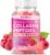 MEENCCD Hydrolyzed Collagen Peptides Gummies for Women & Men, Multi-Collagen Type I,II,III,V,X with Biotin, Hyaluronic Acid, Zinc, Vitamin C, E – Skin, Hair, Nails, Raspberry Flavor, 60 Count