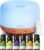ASAKUKI Oil Diffuser with Essential Oils Set, 500ml Aromatherapy Humidifier
