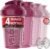 VELOMIX 4 Pack 20oz Protein Shaker Bottle for Protein Mixes, Berry Blend