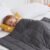 CuteKing Weighted Blanket (7lbs, 40″x 60″, Grey) Heavy Blanket for 60-80lbs, Weighted Blanket for Cooling & Heating with Premium Glass Beads, Thick Blanket All-Season