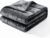 Weighted Blanket 17 lbs, Soft Crystal Velvet, Queen Dark Grey