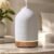 URPOWER 180mL Ceramic Essential Oil Diffuser Aromatherapy Diffuser for Home