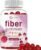 Micro Ingredients Fiber Gummies with Probiotics, 120 Count | 6g Per Serving + 2 Billion CFU | Sugar Free Peach Cherry Flavor | High Fiber Supplement for Women & Men | Non-GMO, Gluten Free