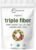 Micro Ingredients Organic Triple Fiber Powder, 2lb | Natural Prebiotic to Support Digestive & Gut Health | Soluble, Easily Digestible | Unflavored, Vegan