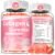180 Count Collagen Gummies Collagen Protein Type I II III V X with Biotin Vitamin C A B D E Keratin Hyaluronic Acid for Hair Skin Nails Joint Immune Digestion Women Men Sugar Free Strawberry