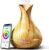 Sierra Modern Home Smart WiFi Humidifier – Aromatherapy Essential Oil Diffusers with App Control & Voice Control – Works with Alexa & Google Home – 400ml Ultrasonic Diffuser & Humidifier – Light Brown