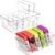 Puricon 2 Pack Pantry Organization and Storage Bins for Kitchen Fridge