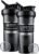 BlenderBottle Classic V2 Plastic Shaker Bottle 28 oz Black, 2-Pack