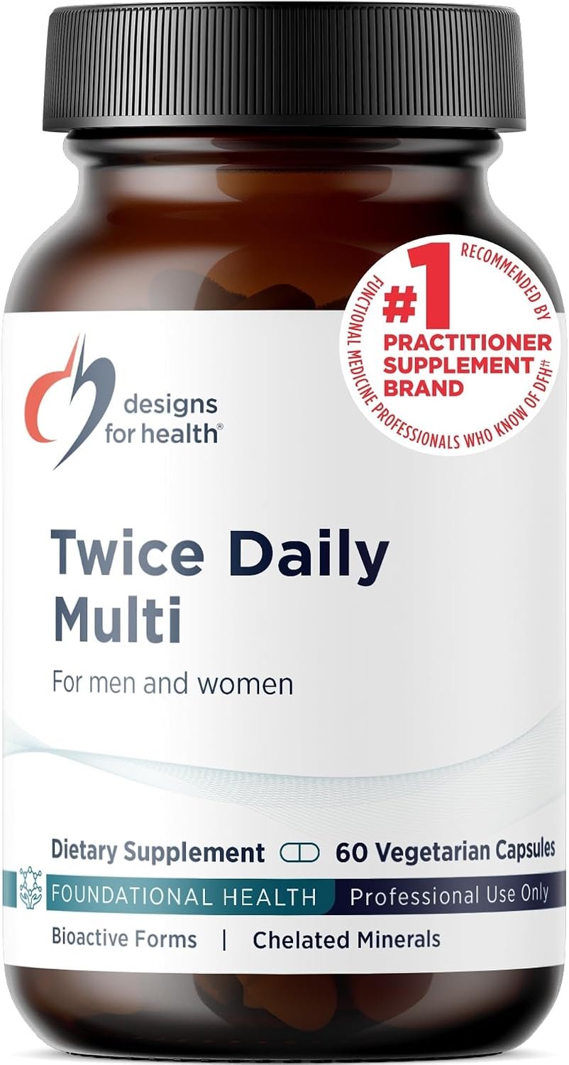 Designs for Health Methylated Multivitamin, Iron-Free Formula, 60 Capsules