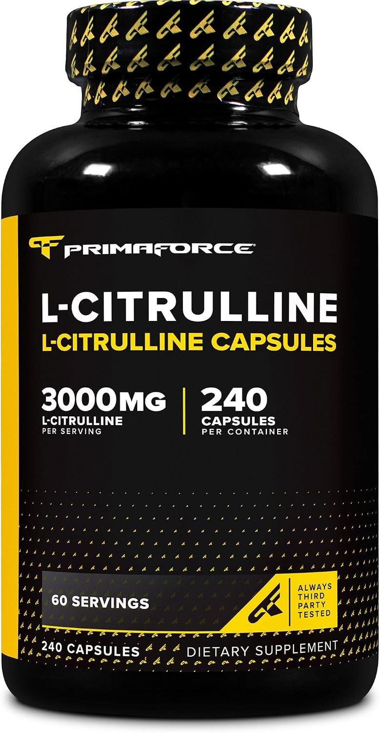 Primaforce L-Citrulline 3000mg, 240 Capsules, 60 Servings