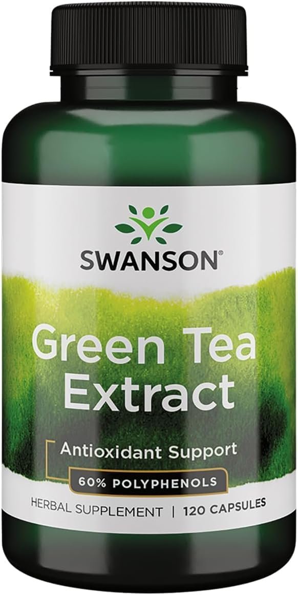 Swanson Green Tea Extract Standardized, 120 Capsules