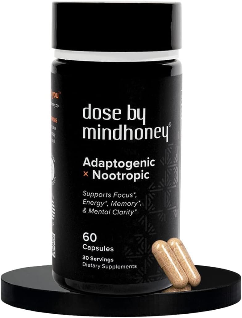 MINDHONEY | DOSE Daily Nootropic Brain Supplement | Focus, Energy, & Memory