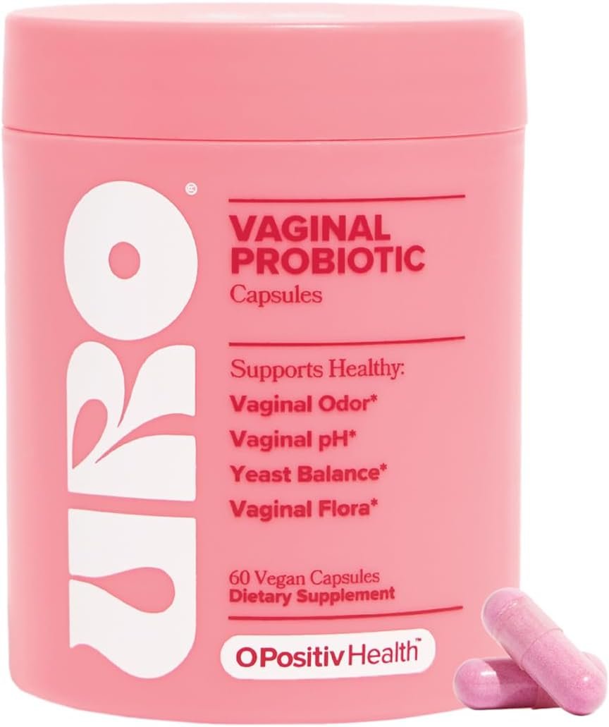 URO Vaginal Probiotics for Women, Healthy Odor & pH Balance, 1-Month Supply