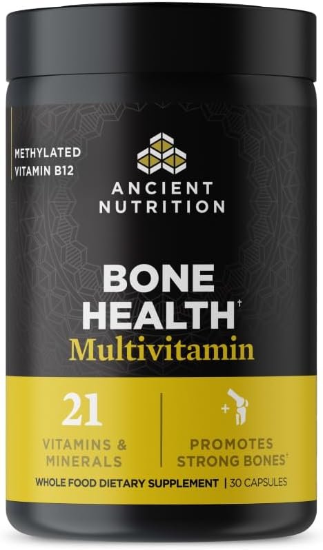 Ancient Nutrition Bone Health Multivitamin, Supports Bone Density