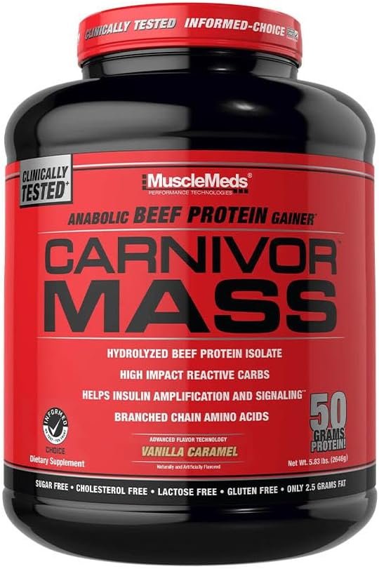 MuscleMeds Carnivor Mass – Vanilla Caramel