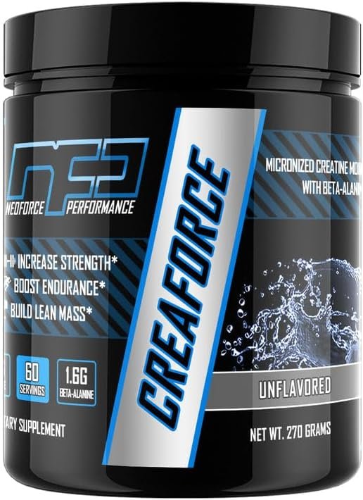 CREAFORCE Creatine and Beta-Alanine – Unflavored, 60 Servings