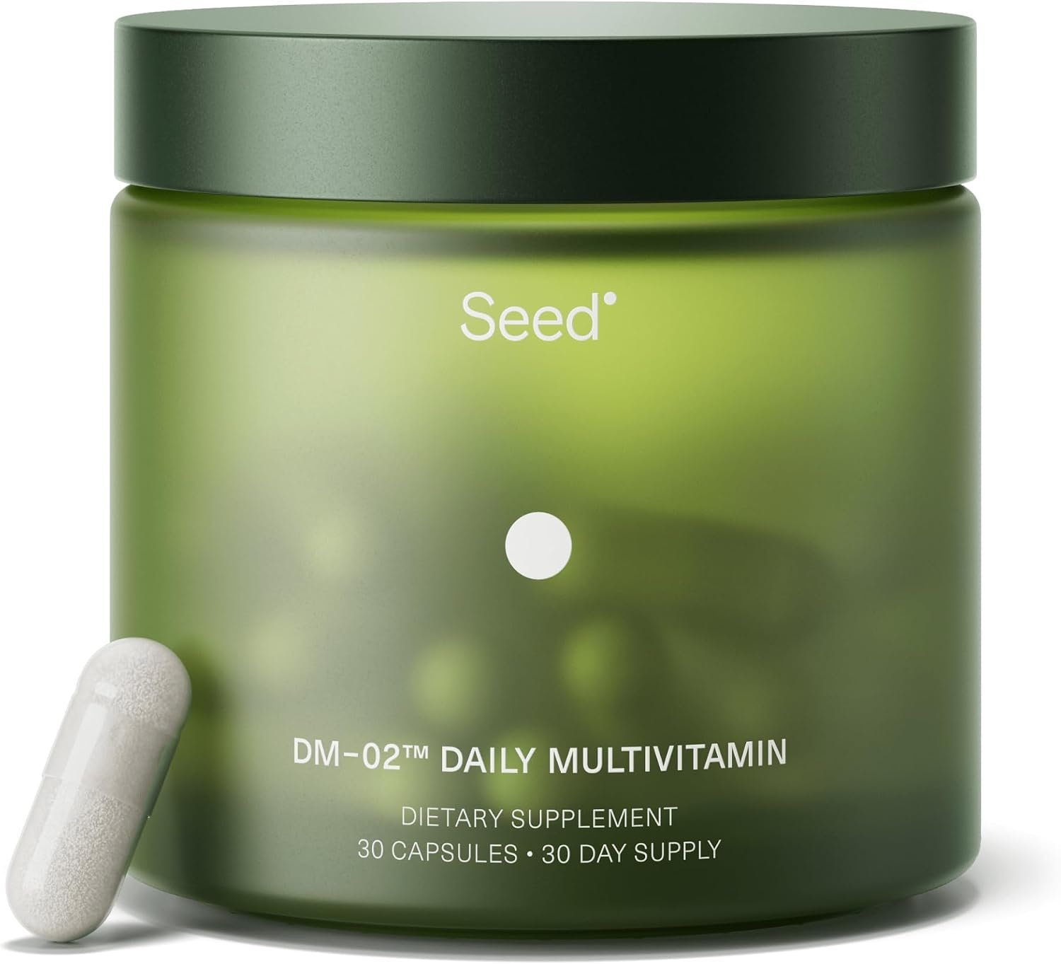 Seed DM-02 Daily Multivitamin – for Women & Men – 30-Day Supply with Jar
