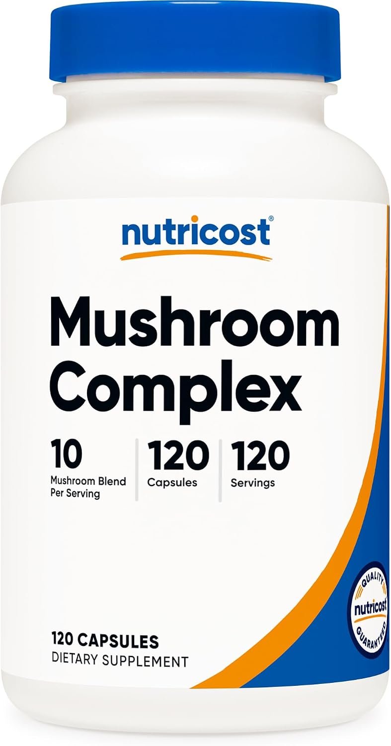 Nutricost Mushroom Complex Supplement, 120 Capsules for 120 Servings