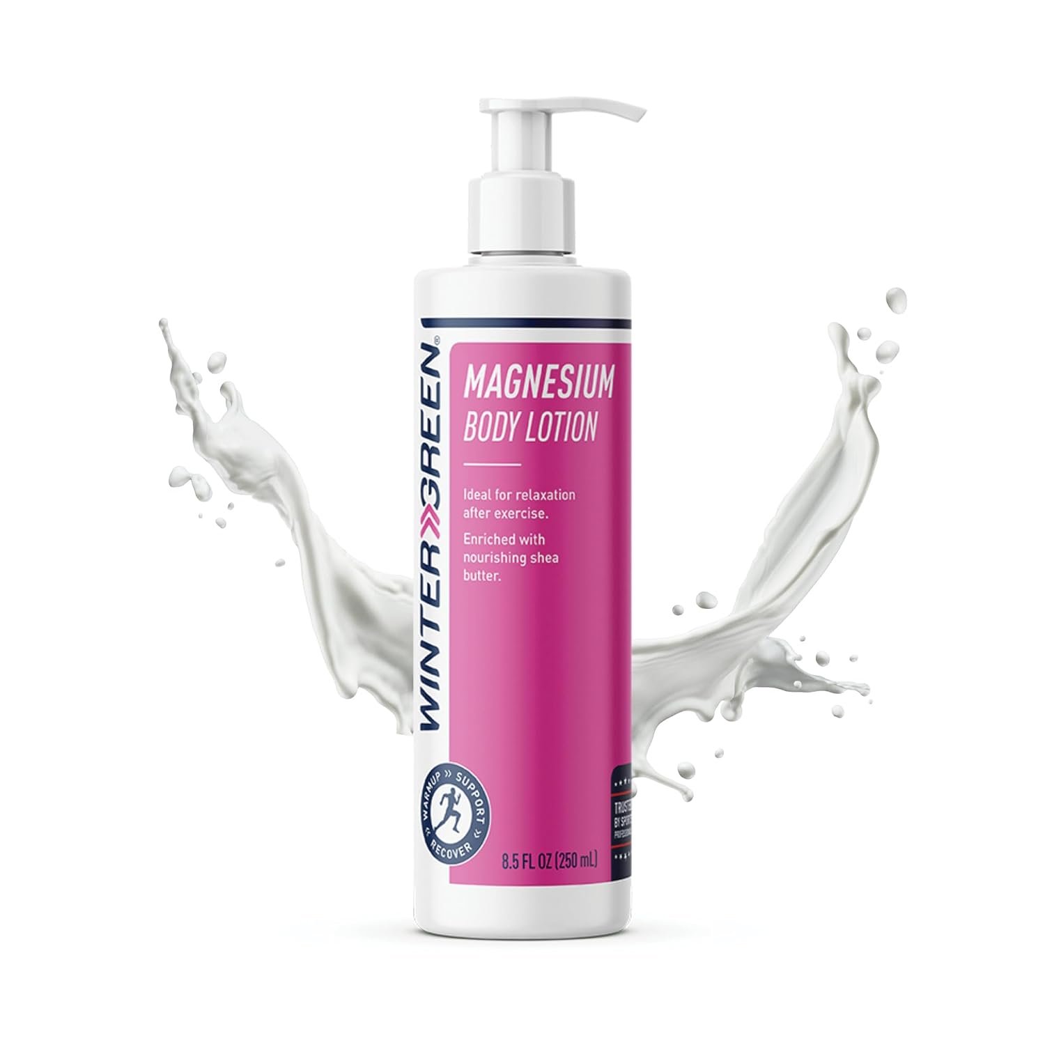 Wintergreen 8.5 oz Magnesium Body Lotion, Shea Butter for Muscle Cramps