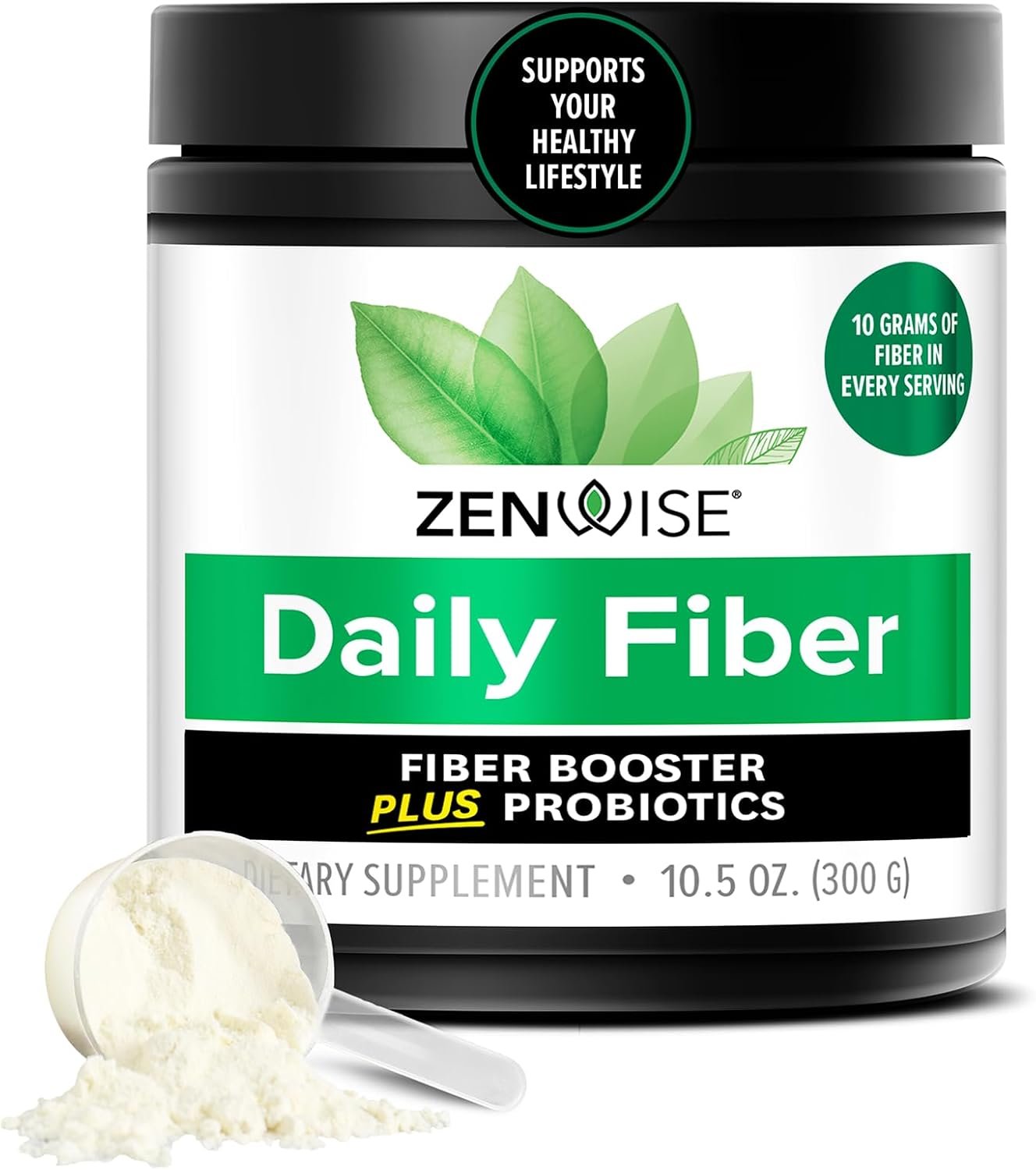 Zenwise Health Metabolic Probiotics Daily Fiber Powder Prebiotic – 30 Day