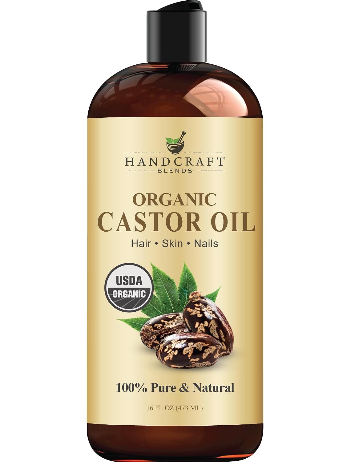 Handcraft Blends Organic Castor Oil – 16 Fl Oz