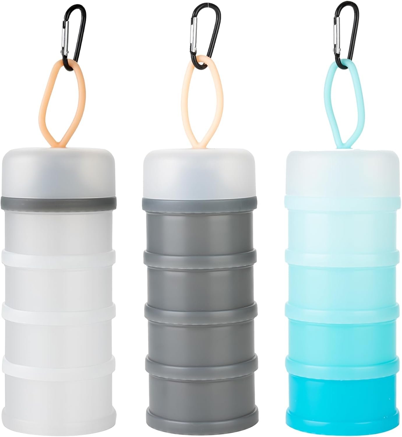 Ysglory 3 Pack Protein Powder Travel Container Formula Dispenser to Go