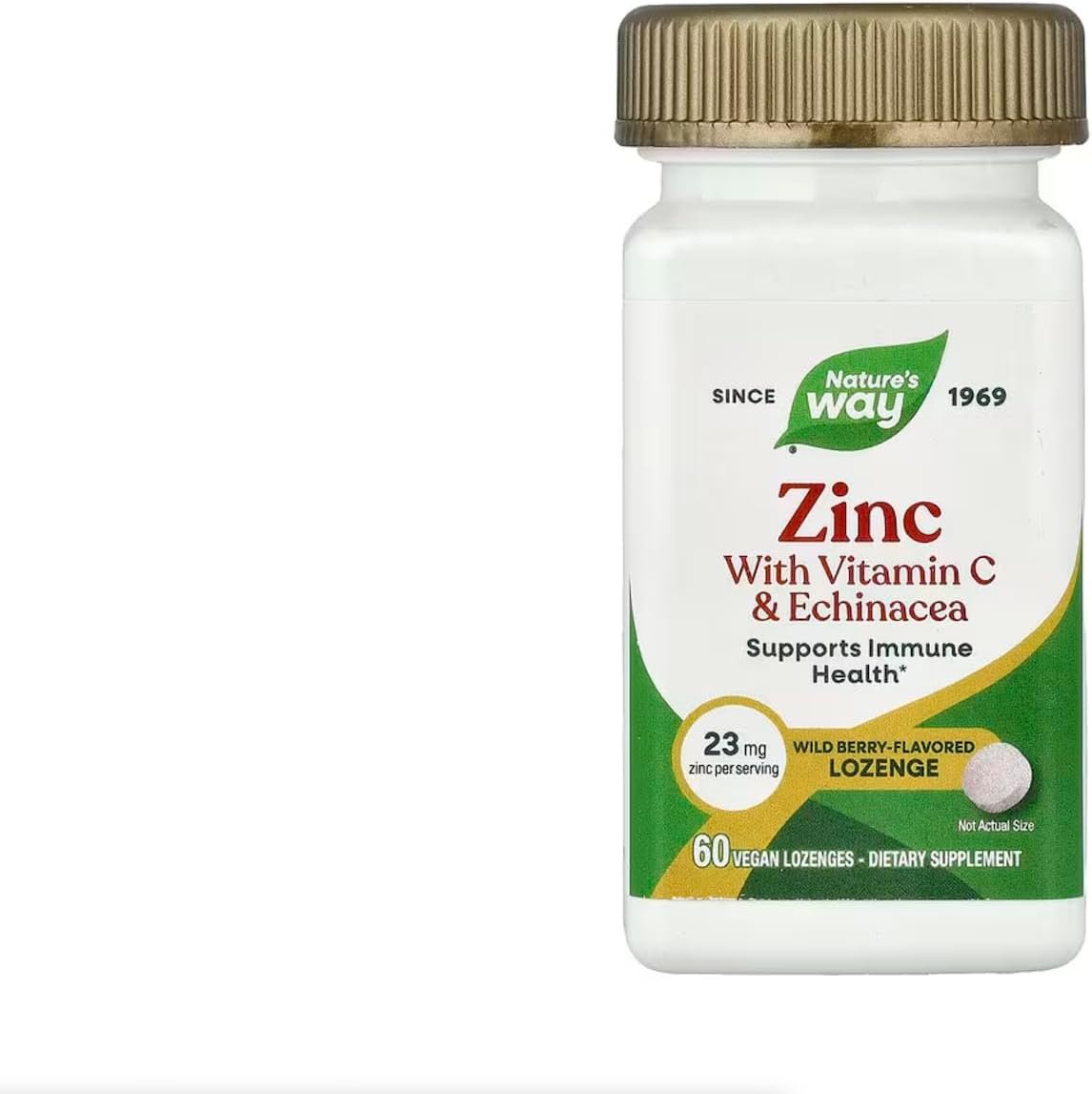Nature’s Way, Zinc Lozenges, 60 Count