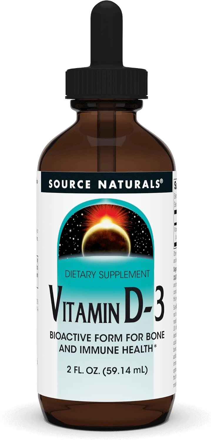 Source Naturals, Vitamin D-3 Liquid Drops 2000 IU – 2 Fluid oz.