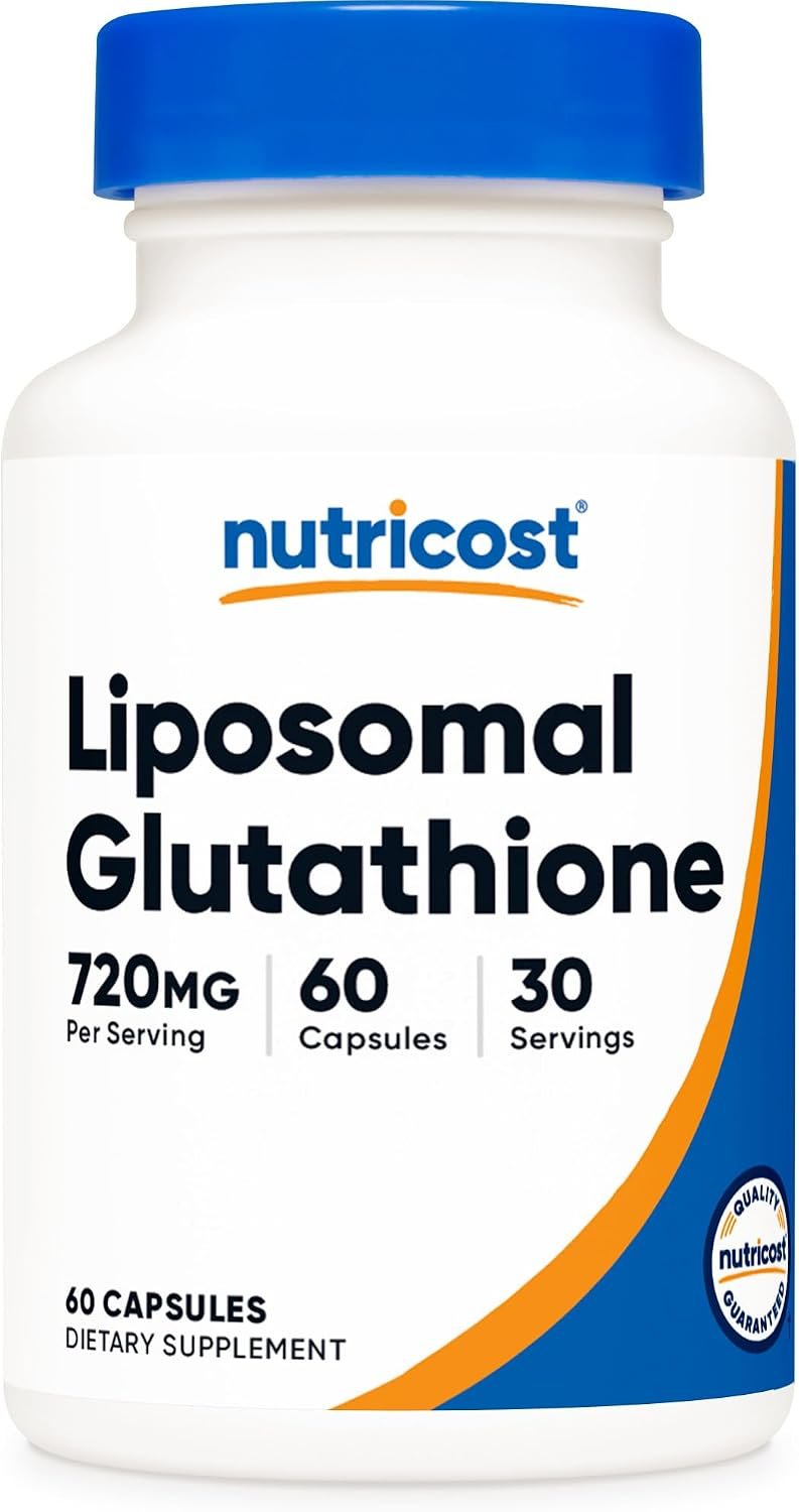 Nutricost Liposomal Glutathione Supplement 60 Capsules, 720mg Per Serving