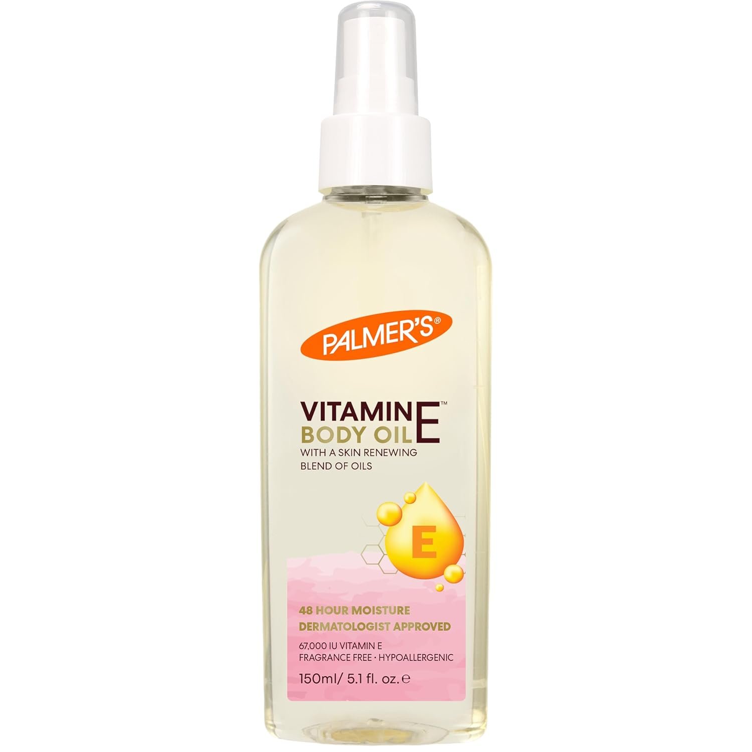 Palmer’s Vitamin E Body Oil, Multi-Purpose Skin Care (5.1 Ounce)