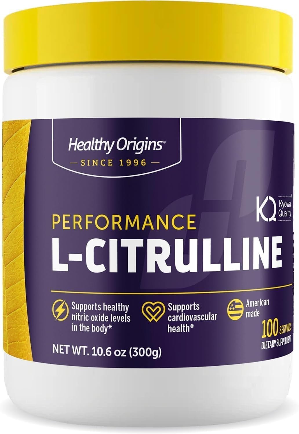 Healthy Origins L-Citrulline Powder, 3,000 mg per Serving, 300g