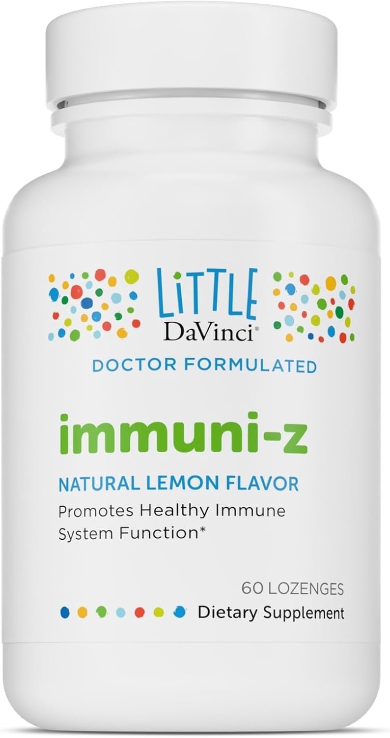 Little DaVinci Immuni-z, Lemon Flavor, 60 Lozenges