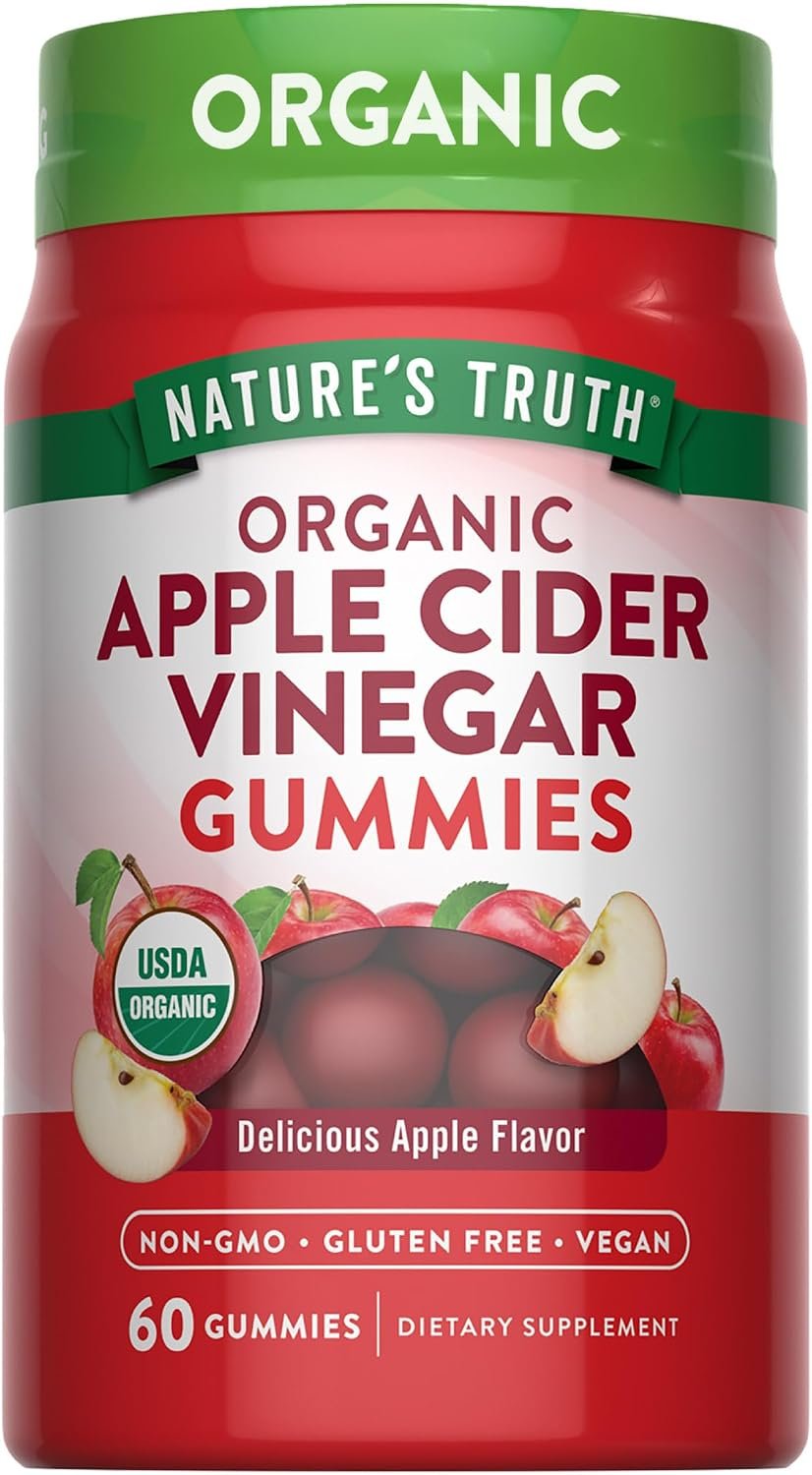 Nature’s Truth Organic Apple Cider Vinegar Gummies | 60 Count