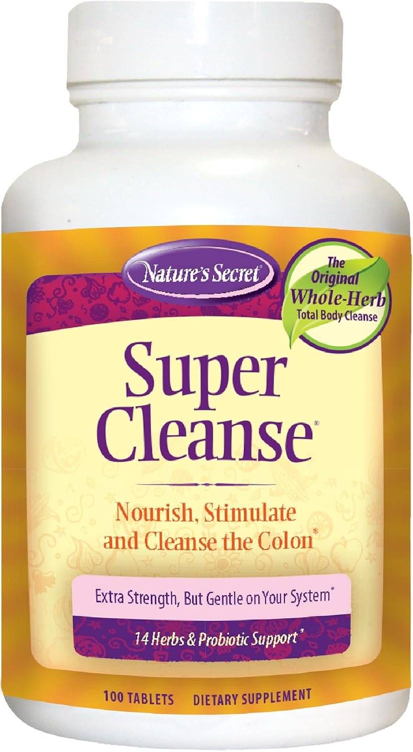 Nature’s Secret Super Cleanse Herbal Colon Cleanse & Gut Support
