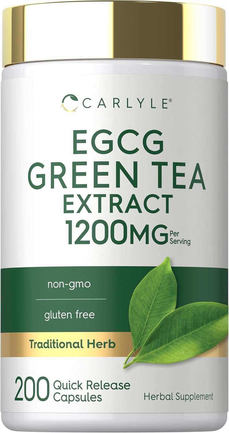 Carlyle EGCG Green Tea Extract | 200 Capsules