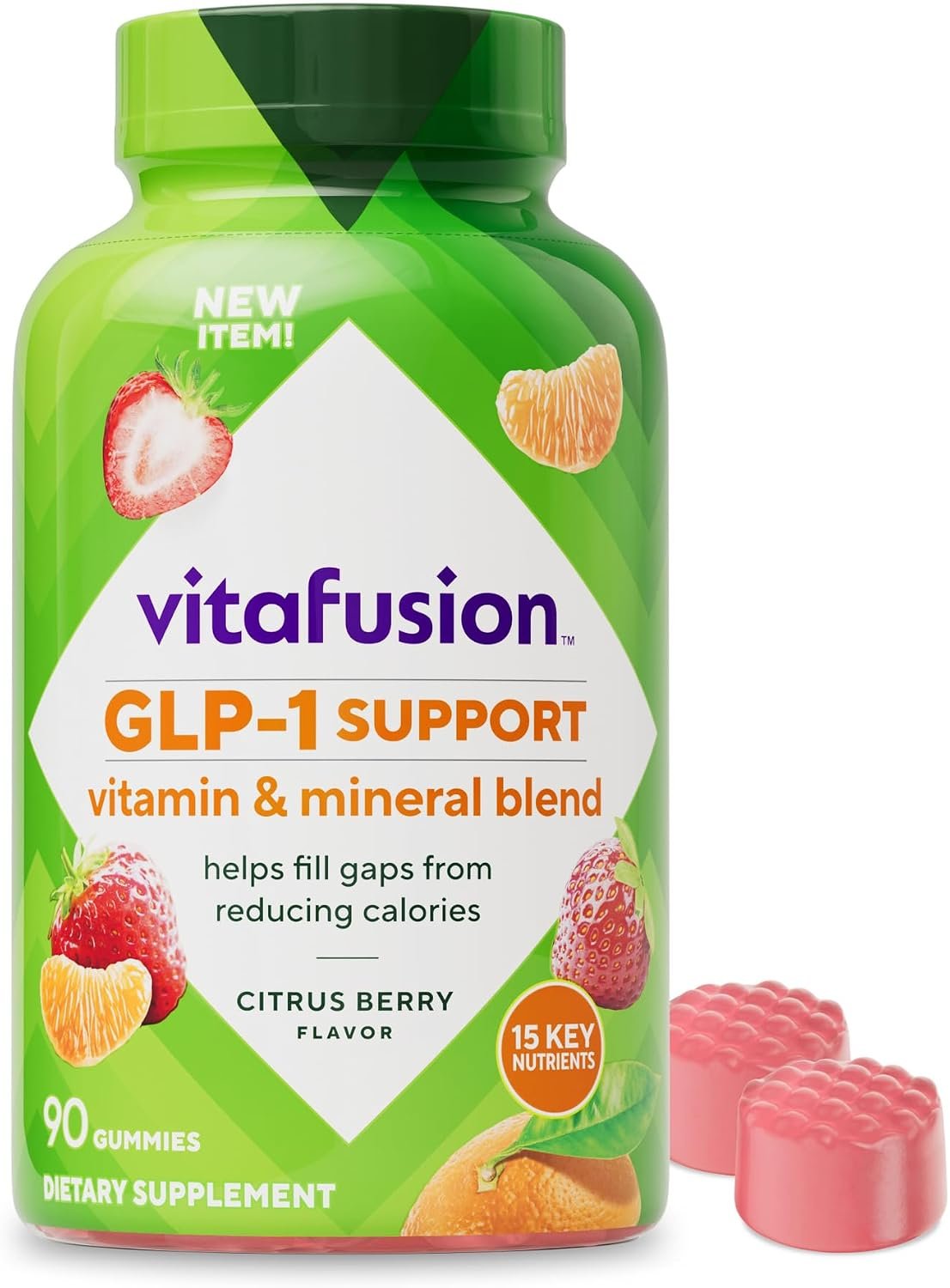 Vitafusion GLP1 Vitamin Supplement Support Gummy | 90 Multivitamin Gummies