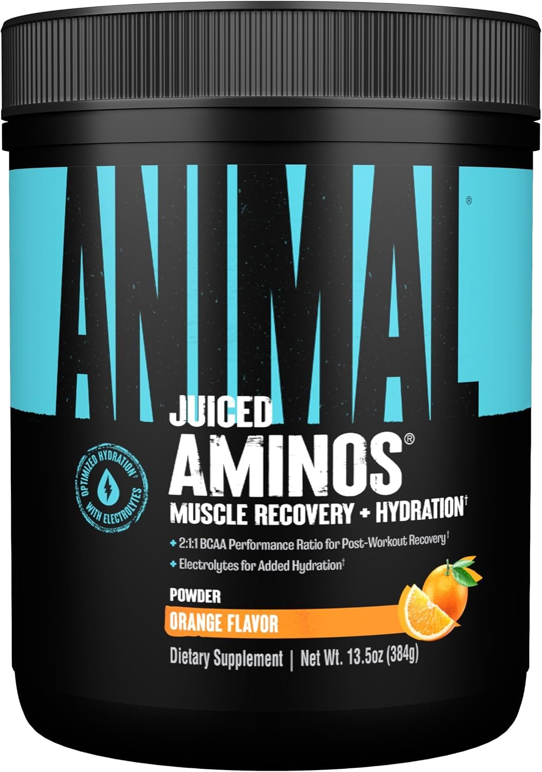 Animal Juiced Amino Acids Electrolytes Supplement | Orange 30 Serving