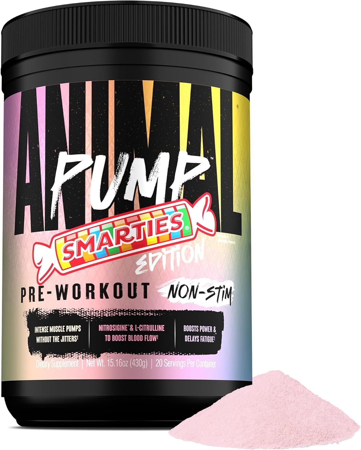 Animal Pump Non Stim Pre Workout Powder | Smarties Edition 20 Serving